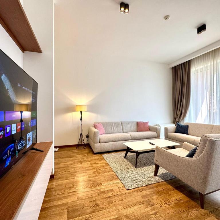 Harmonia VIP - Apartman sa 2 Spavaće Sobe, Terasom i Pogledom na More - 4