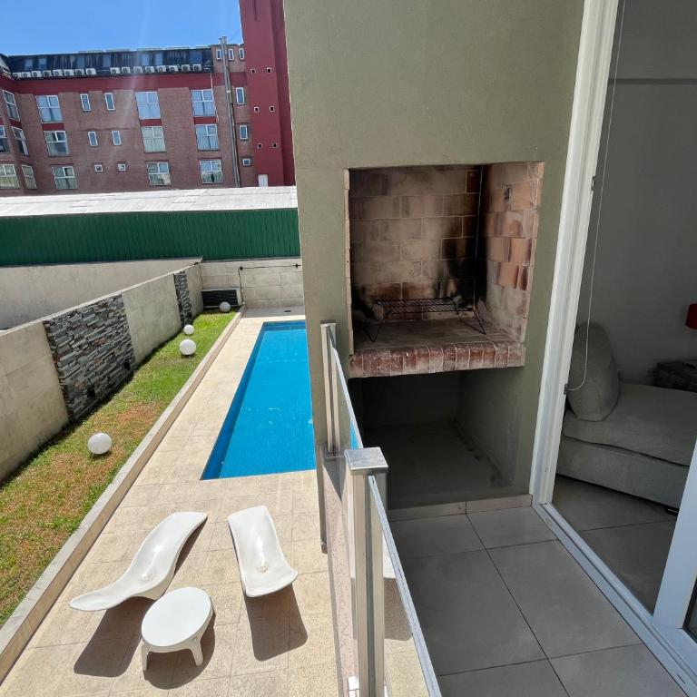 Monoambiente con piscina y parrilla - Apartamento de 1 dormitorio - 14