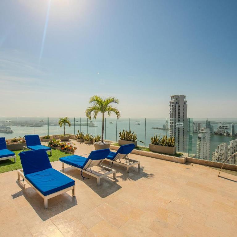 Premium con ubicación excelente en Bocagrande - One-Bedroom Apartment with Balcony and Water View - 35