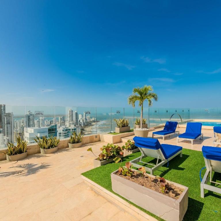 Premium con ubicación excelente en Bocagrande - One-Bedroom Apartment with Balcony and Water View - 37