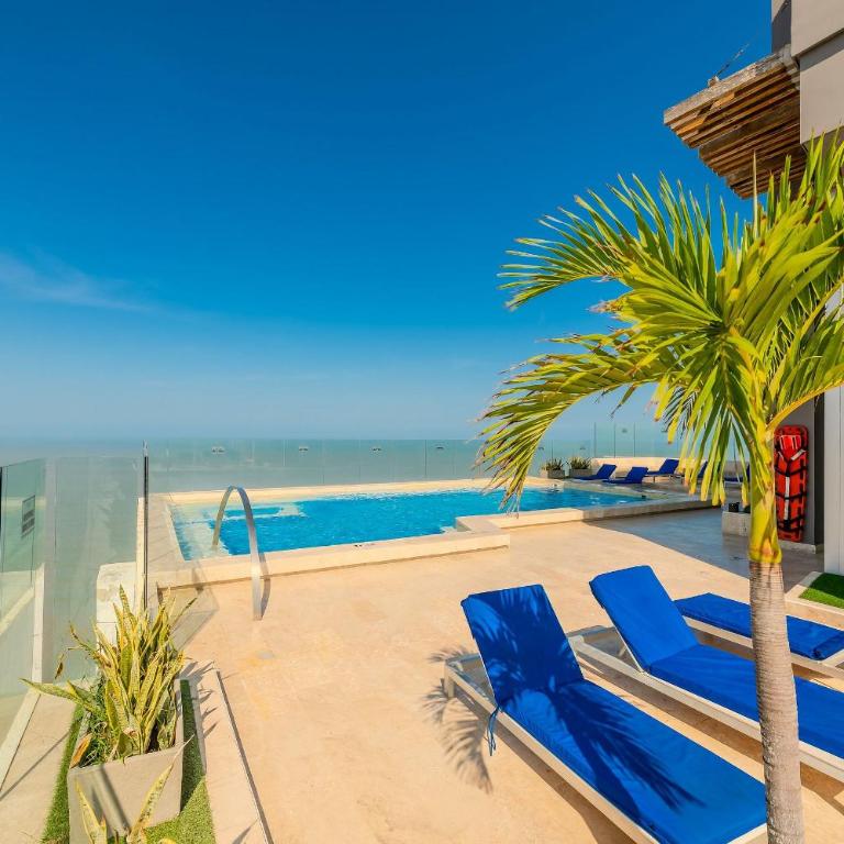 Premium con ubicación excelente en Bocagrande - One-Bedroom Apartment with Balcony and Water View - 42