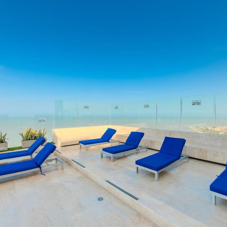 Premium con ubicación excelente en Bocagrande - One-Bedroom Apartment with Balcony and Water View - 45
