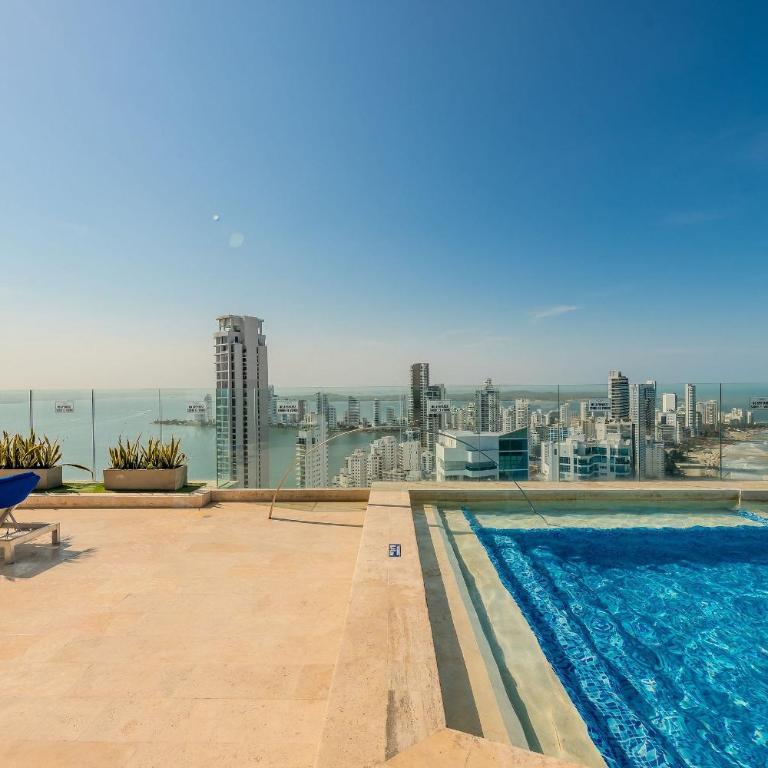 Premium con ubicación excelente en Bocagrande - One-Bedroom Apartment with Balcony and Water View - 49