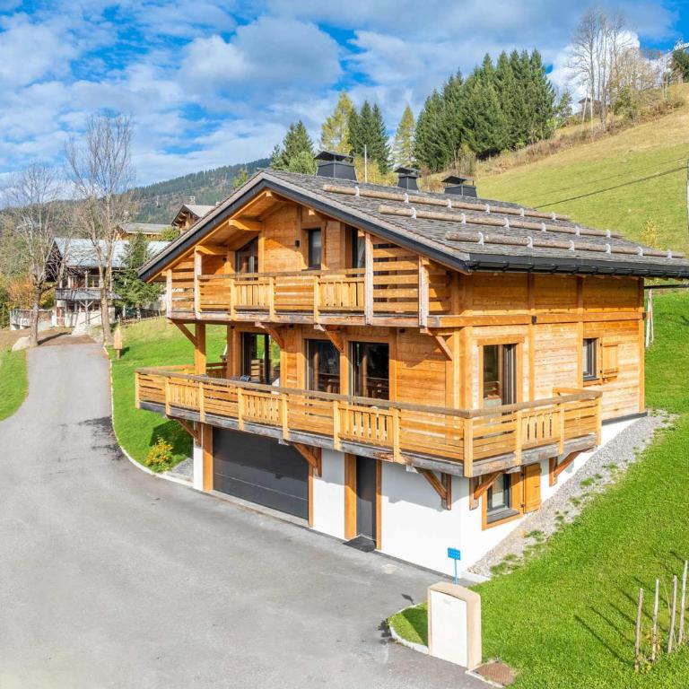 Chalet 5★, Hammam, 200 m des pistes, 10 pers, La Clusaz - FR-1-304-297 - Chalet - 1