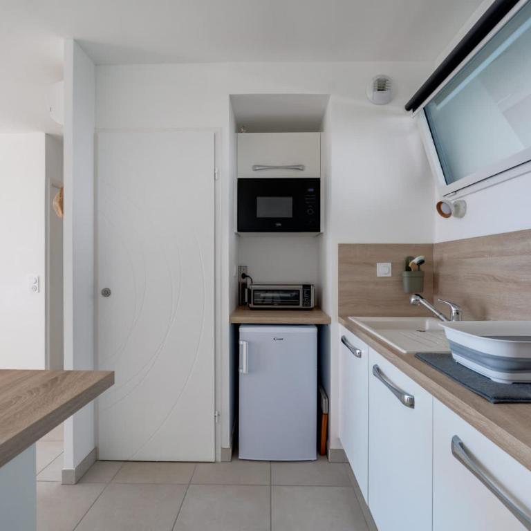 Valras-Loc Archipel Capri Balcon sur la Mer - Deluxe Apartment mit 1 Schlafzimmer und Meerblick - 11