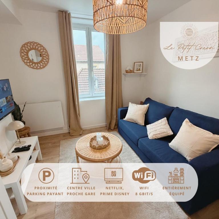 Le Petit Cocon l Cozy studio in Metz - Appartamento con 1 Camera da Letto - 1