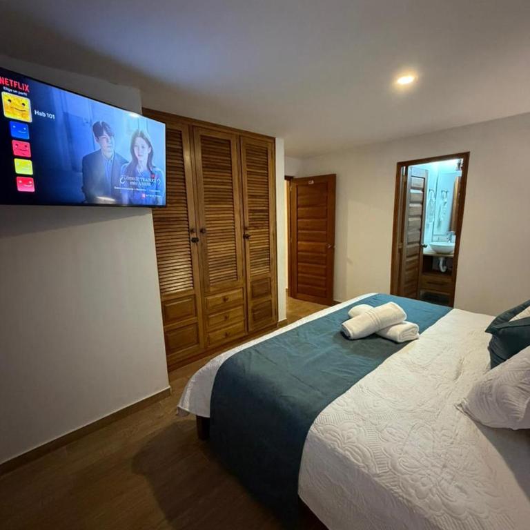 Apartamento Cenit - Centro Histórico Villa de Leyva - Six-Bedroom House - 23