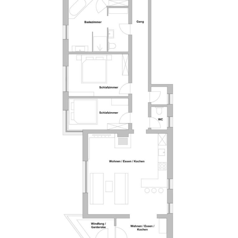 Tatjana Appartements - Apartment mit 3 Schlafzimmern - 19
