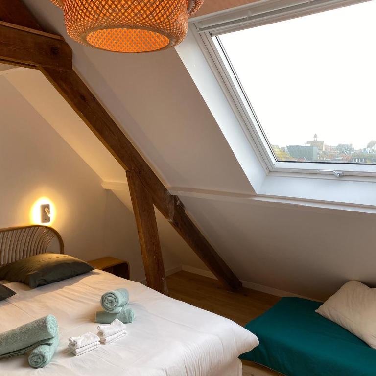 LE BALMORAL Exceptionnel Duplex T4 cœur de ville à 2 minutes de la plage - Apartment mit 3 Schlafzimmern - 24