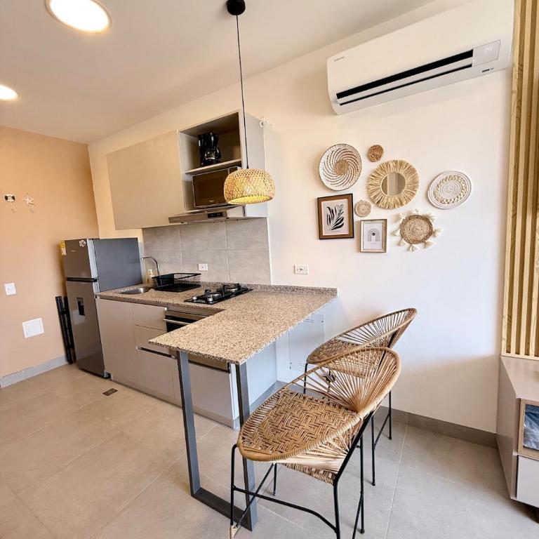 Loft with ocean views - 1 min to beach pools - Santa Marta - Apartamento de 1 dormitorio - 15