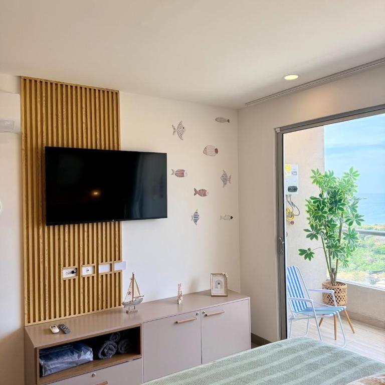 Loft with ocean views - 1 min to beach pools - Santa Marta - Apartamento de 1 dormitorio - 9