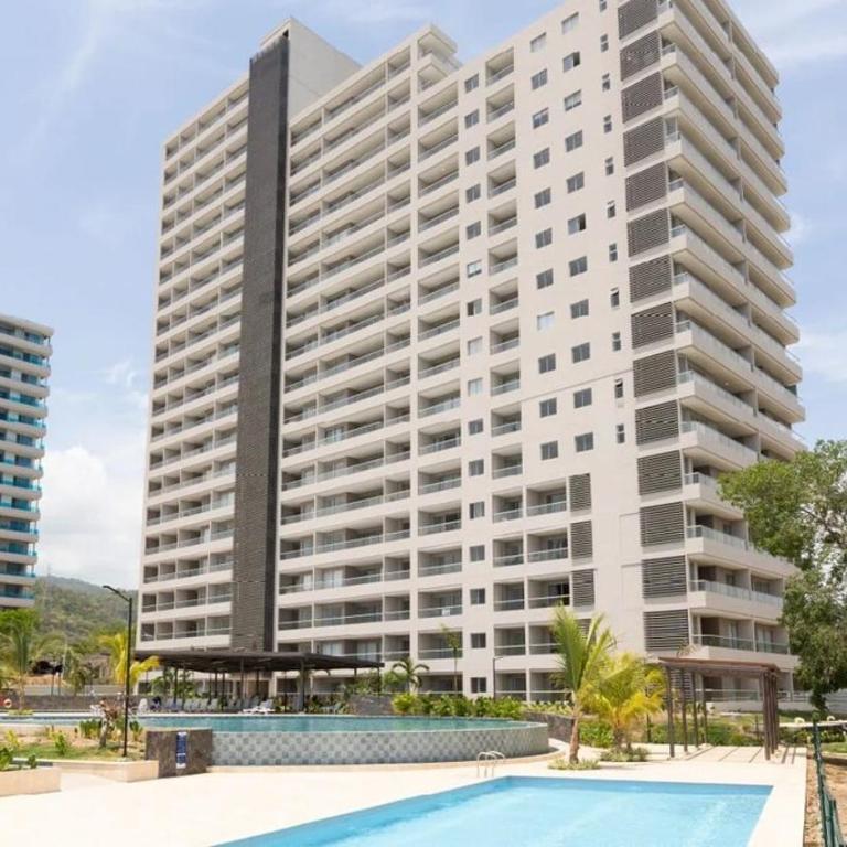 Loft with ocean views - 1 min to beach pools - Santa Marta - Apartamento de 1 dormitorio - 28