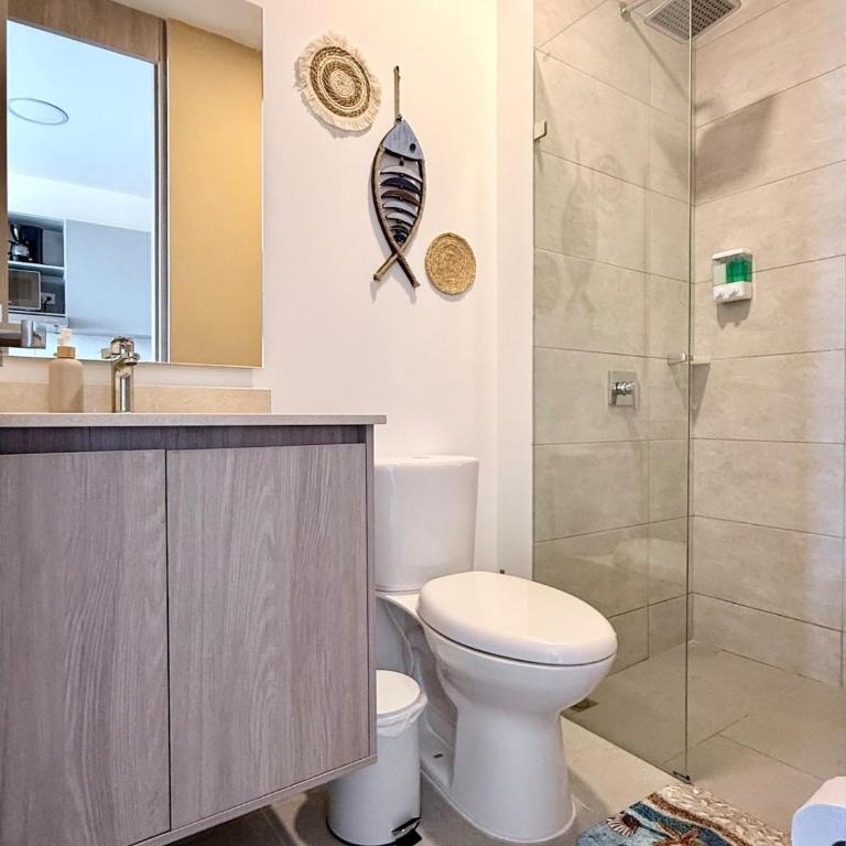 Loft with ocean views - 1 min to beach pools - Santa Marta - Apartamento de 1 dormitorio - 23