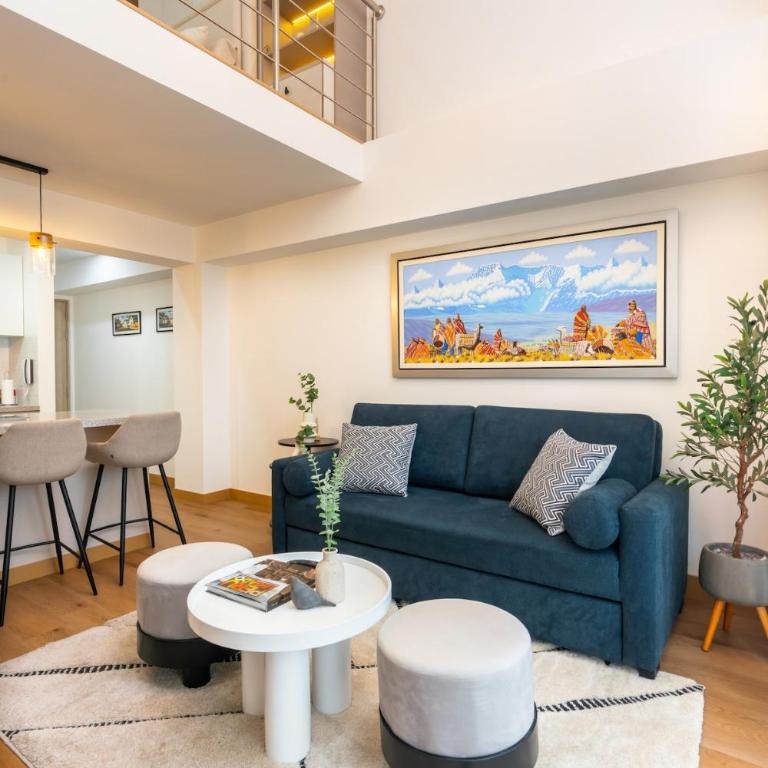 Double-height deluxe loft 50 m from Parque Kennedy - One-Bedroom Apartment - 26