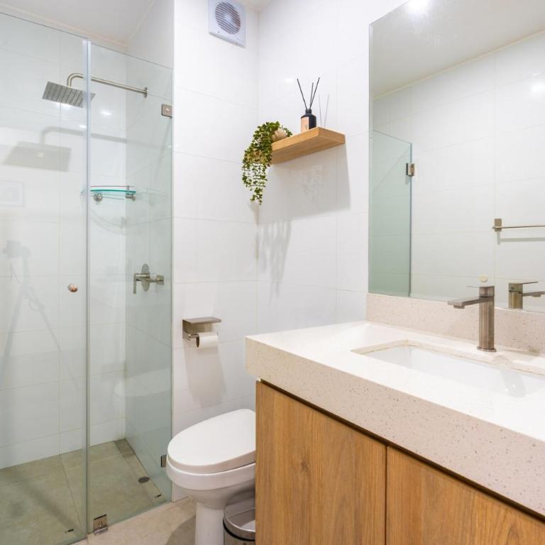 Double-height deluxe loft 50 m from Parque Kennedy - One-Bedroom Apartment - 37