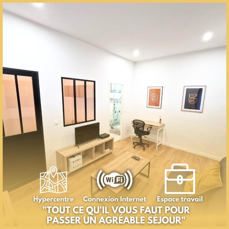 La Pause des Chalets, Le Calme au cœur de Toulouse - Apartment mit 1 Schlafzimmer - 1