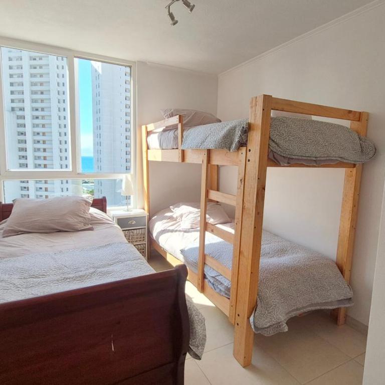 Espectacular Depto con vista al mar a pasos de la playa, casino, club de padel - Two-Bedroom Apartment - 4