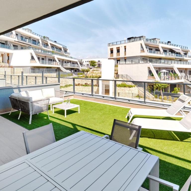 Playa Carabassi Sea View Apartment in Gran Alacant, Large Terrace - Two-Bedroom Apartment - 20