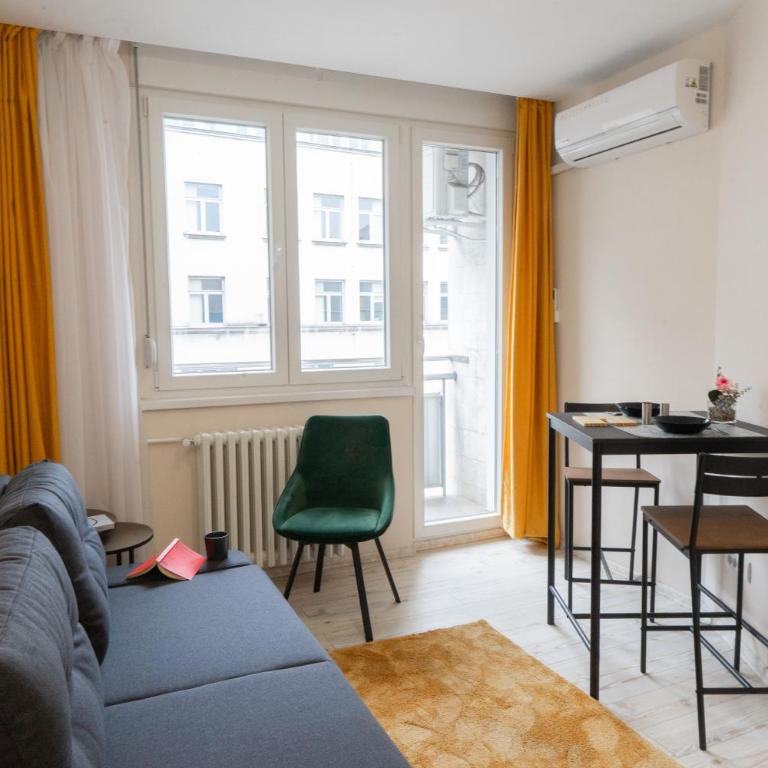 Old Town Lounge Belgrade - Walk 5 min to Terazije, Obilicev Ven, 10 min to Usce - One-Bedroom Apartment - 10
