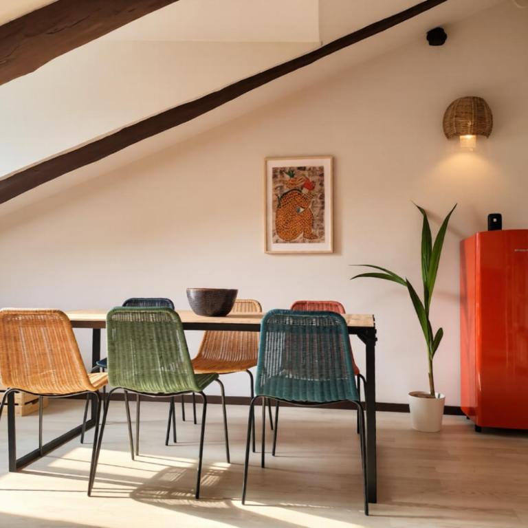 Charming Rooftop Attic San Salvario - 300m from Porta Nuova - One-Bedroom Apartment - 8