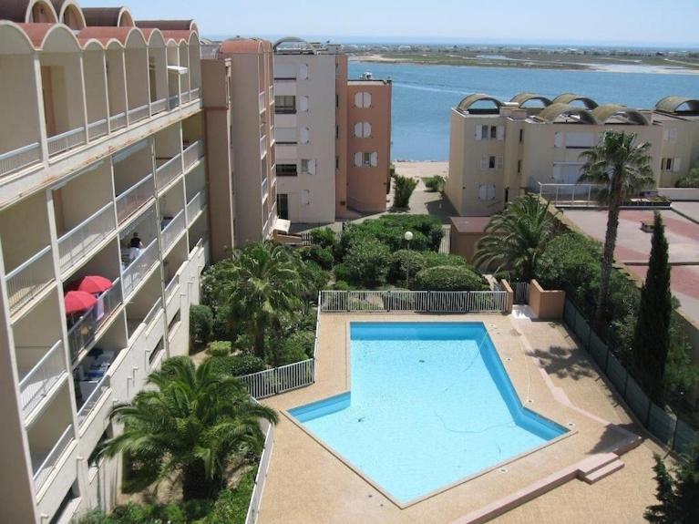 2 appartements mitoyens avec climatisation, piscine et parking - Plages et Port à 100m - Appartement 2 Chambres - Vue sur Piscine - 16