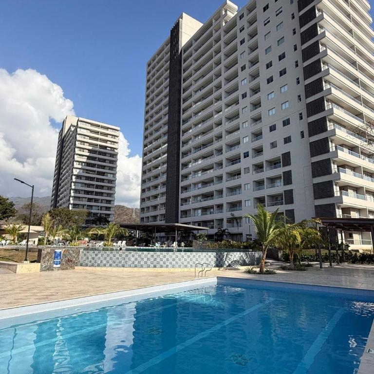New apartment on the 18th floor in Santa Marta with ocean views - Two-Bedroom Apartment - 63