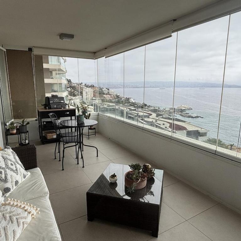 Large terrace with ocean views - Three-Bedroom Apartment - 43