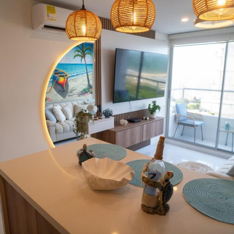 Ocean Blue Apartment WiFI Beach Old Town - Two-Bedroom Apartment with Sea View - 58