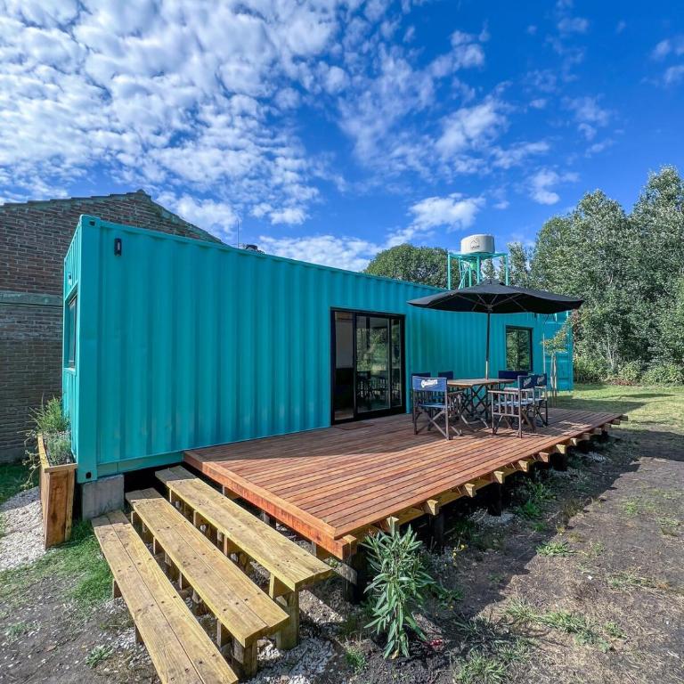 Casa NUEVA container con deck - Hasta 4 personas - Casa con 1 dormitorio - 2