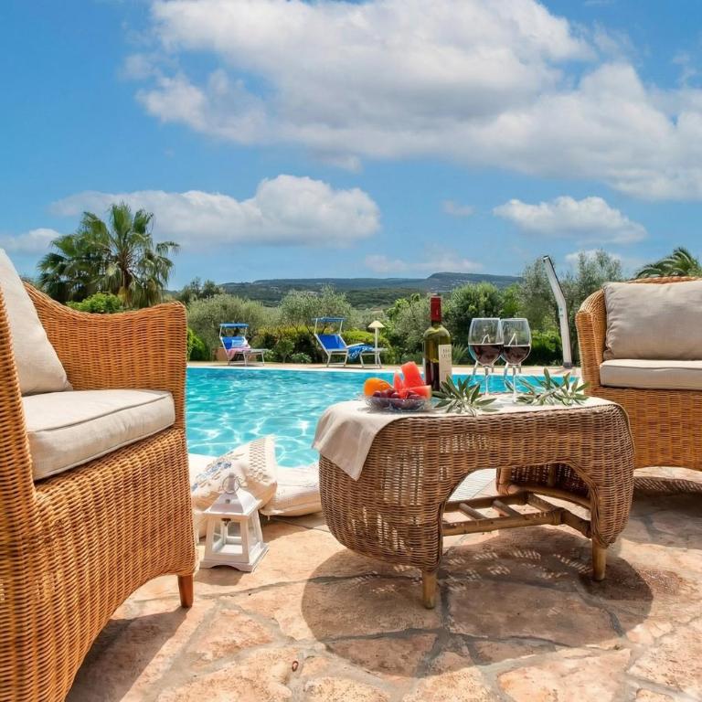 Villa Luna Smeralda ad Alghero villa con piscina ad uso esclusivo per 8 persone - Villa con Piscina Privata - 8