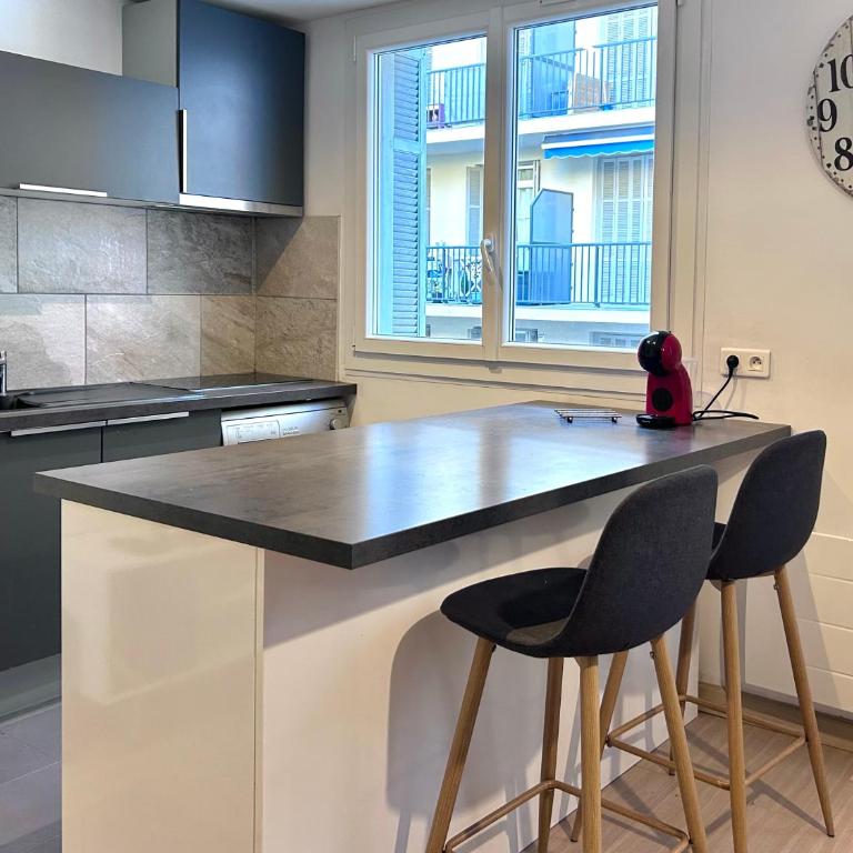 Studio climatisé au cœur d Ajaccio - à pied des plages et du centre - Appartement 1 Chambre - 5