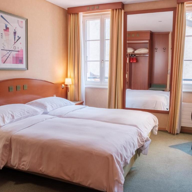 Hôtel du Port - Budget Zweibettzimmer - 1