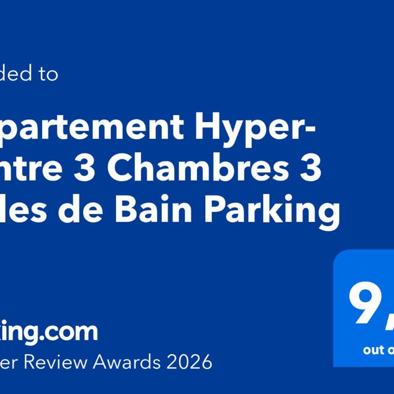 Appartement Hyper-Centre 3 Chambres 3 Salles de Bain Parking - Appartement 3 Chambres - 6
