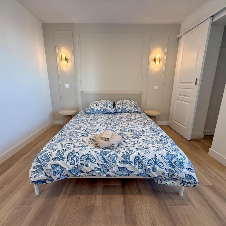 Nice Ouest Chambres Privees Modernes TV Wifi Bureau en colocation - Doppelzimmer mit Gemeinschaftsbad - 1