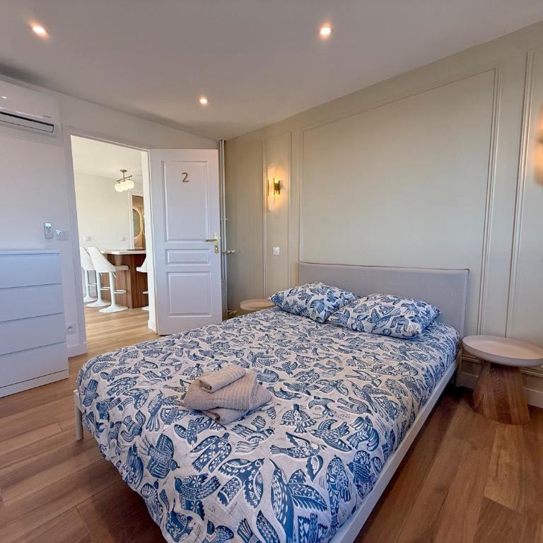 Nice Ouest Chambres Privees Modernes TV Wifi Bureau en colocation - Doppelzimmer mit Gemeinschaftsbad - 5