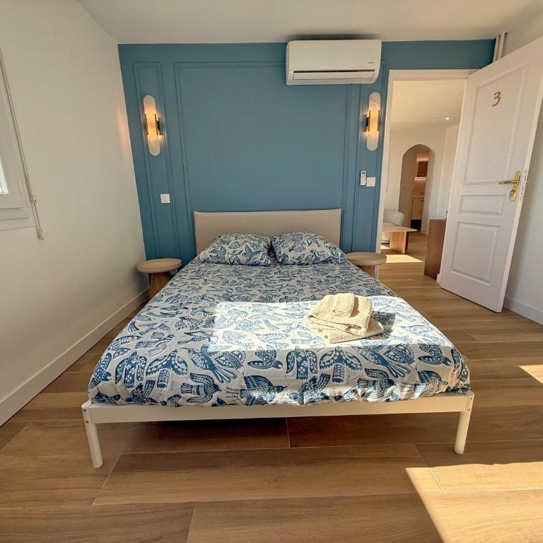 Nice Ouest Chambres Privees Modernes TV Wifi Bureau en colocation - Doppelzimmer mit Gemeinschaftsbad - 3