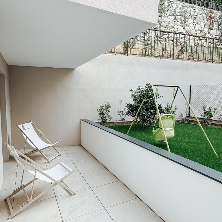 Aya - Renovated air-conditioned duplex with garden - Appartement 2 Chambres - 23