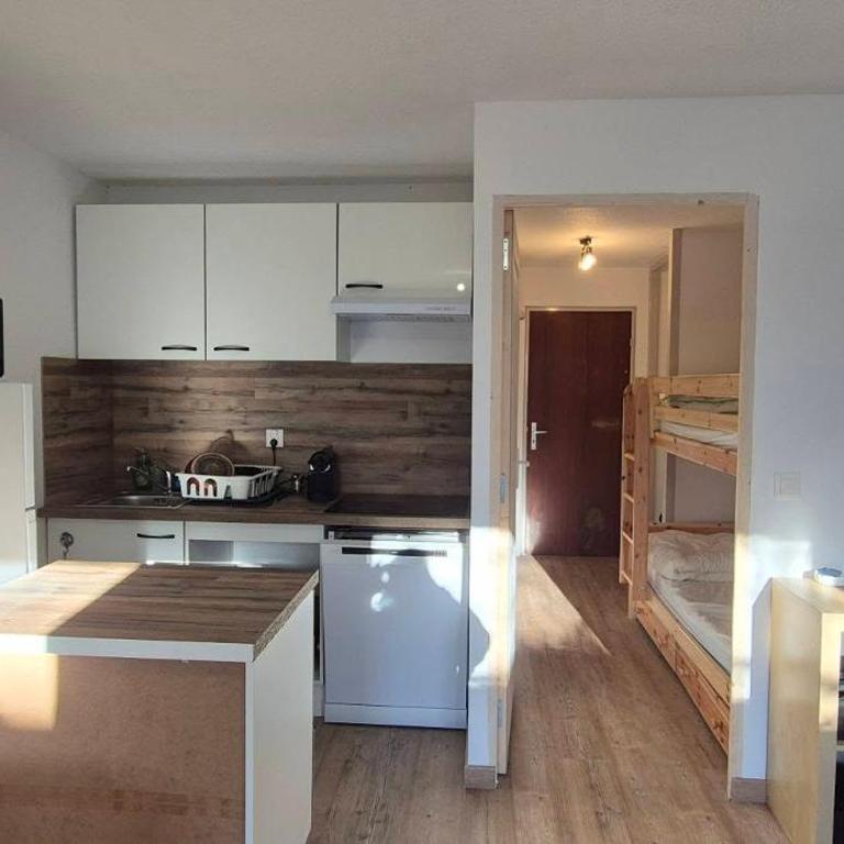 Studio 6 personnes pied des pistes Orcières - Appartement - Vue sur Jardin - 3