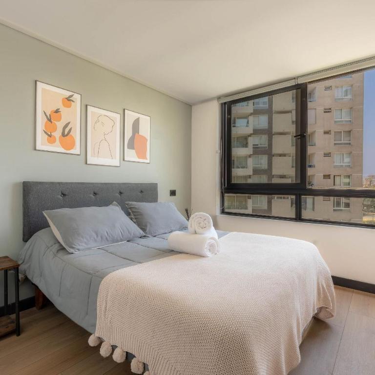 VR 2PAX Nuñoa Gym Cowork Piscina Metro Cercano - One-Bedroom Apartment - 3