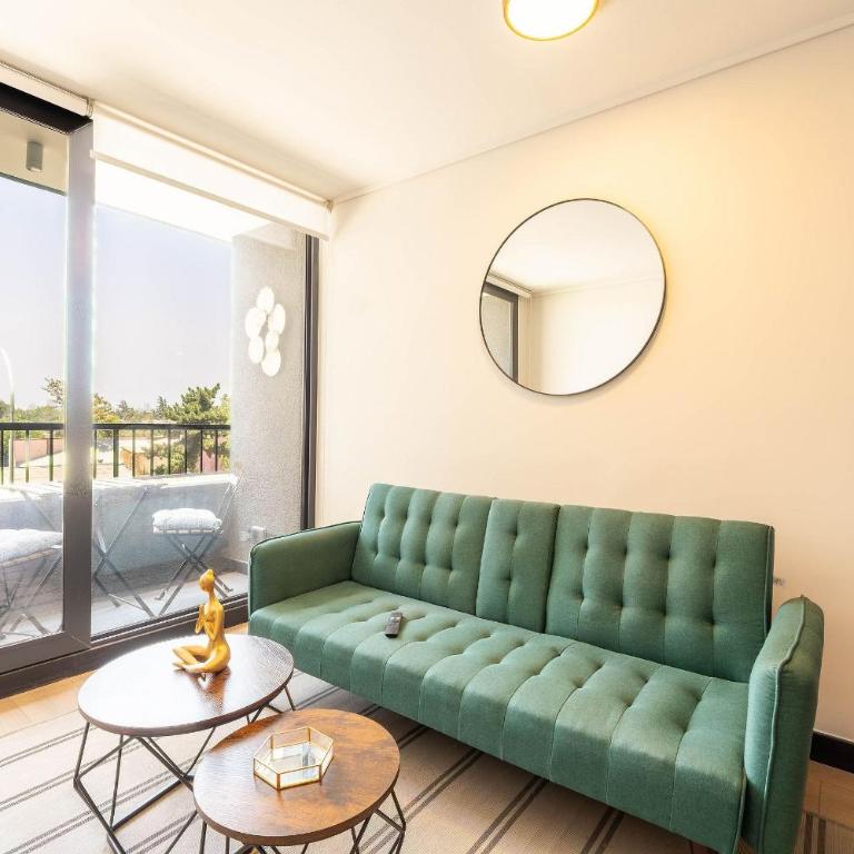 VR 2PAX Nuñoa Gym Cowork Piscina Metro Cercano - One-Bedroom Apartment - 5