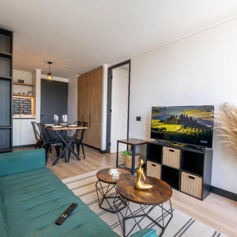 VR 2PAX Nuñoa Gym Cowork Piscina Metro Cercano - One-Bedroom Apartment - 6
