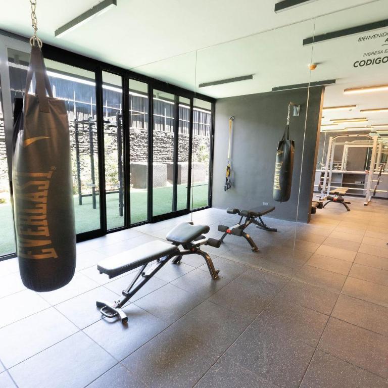 VR 2PAX Nuñoa Gym Cowork Piscina Metro Cercano - One-Bedroom Apartment - 16
