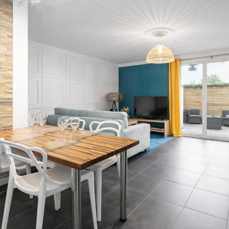 T2 Havre de paix avec Bureau & Wifi - Parking privé - Piscine & Salle sport communs - One-Bedroom Apartment - 10