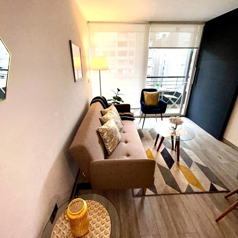 Modern 1BR Apartment, Santa Lucía Metro, Balcony - One-Bedroom Apartment - 16
