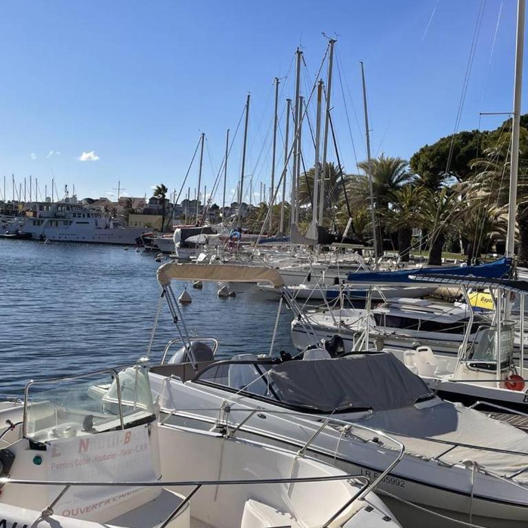 Studio 4 Pers avec Clim et Parking, Gruissan Port - FR-1-619-136 - Studio - 13