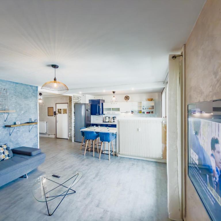 Spacieux T3 moderne avec balcon 6 pers, hyper centre Clermont - Apartamento de 2 dormitorios - 7