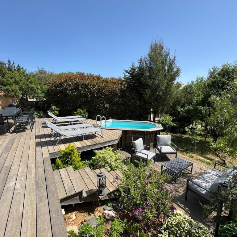 Villa Les Amandiers Clim Piscine 5ch - Villa - 32