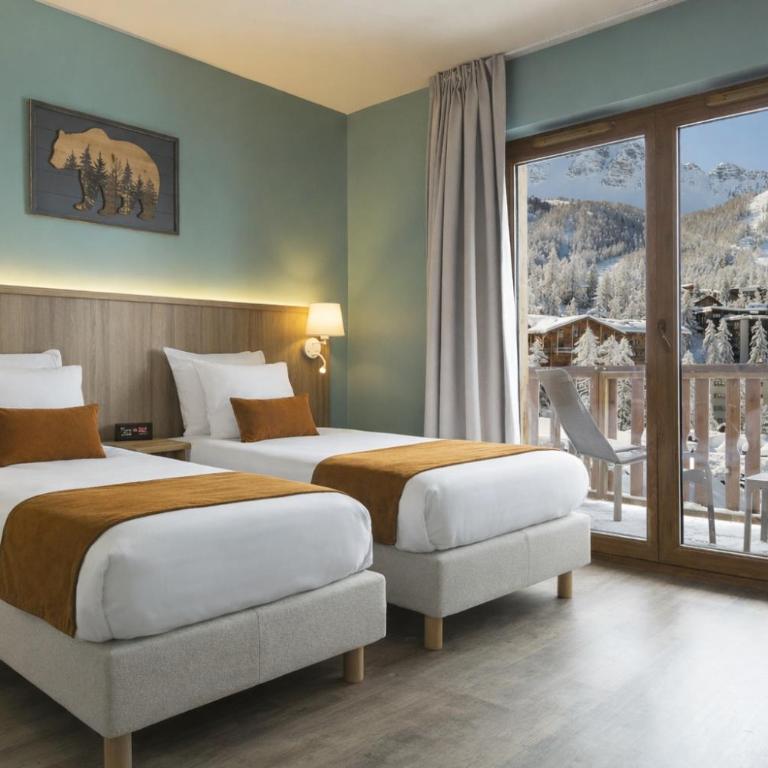 SOWELL HÔTEL L'Alpe Blanche - Chambre Lits Jumeaux Supérieure - 3