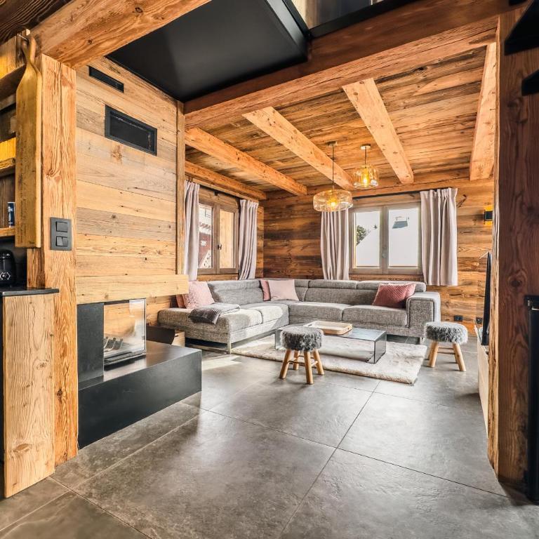 NOUVEAU ! Chalet Nova - LES GETS - cheminée, jacuzzi, superbe vue - Chalet - 5