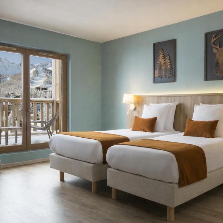 SOWELL HÔTEL L'Alpe Blanche - Chambre Lits Jumeaux Supérieure - 4
